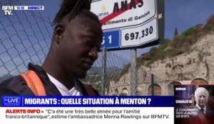 Le discours provoquant d'un migrant illégal de Guinée à la frontière à Menton : "La France nous a colonisés, alors nous on va vous envahir. Plein de jeunes d'Afrique viennent !"