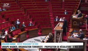 Séance publique à l'Assemblée nationale - Groupe Wagner : inscription sur la liste des organisations terroristes