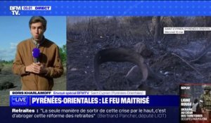 Pyrénées-Orientales: le feu est maîtrisé près de Saint-Cyprien