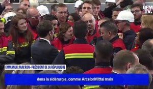 Emmanuel Macron : "Il y a quelques années, je disais qu’il suffisait de traverser la rue pour trouver un emploi, là il faut faire un mètre !"