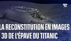 L'épave du Titanic reconstituée à partir d'images en 3D