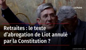 Retraites : le texte d’abrogation de Liot annulé par la Constitution ?