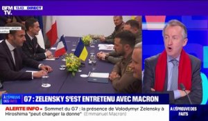 G7 à Hiroshima: Volodymyr Zelensky s'est entretenu avec Emmanuel Macron