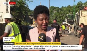 Mayotte : L’opération Wuambushu, bloquée par la justice pendant plusieurs semaines, a repris ce matin avec la démolition du bidonville de Talus 2 - VIDEO