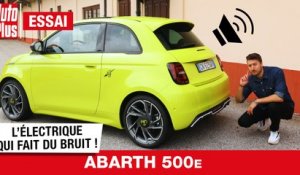 ABARTH 500e : l'ÉLECTRIQUE qui fait du BRUIT  ! - Essai