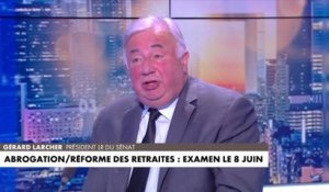 Gérard Larcher : «Dans la réforme des retraites, peut-être que certains députés ont une gêne de n’avoir discuté que 2 articles sur les 20»
