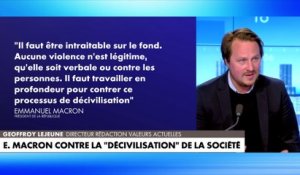 Geoffroy Lejeune : «La vérité c'est que la France a peur»