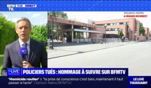 Roubaix: Emmanuel Macron aux côtés des familles des trois policiers tués dans un accident de la route