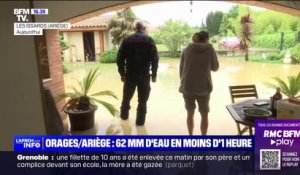 Orages en Ariège: 62 millimètres d'eau en moins d'une heure
