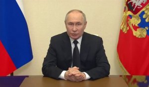 Vladimir Poutine : «Le 24 mars est annoncée la journée de deuil national»