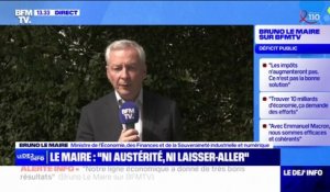 Déficit: Bruno Le Maire voit dans la réforme de l'assurance-chômage une "vraie réponse structurelle à la question des finances publiques"