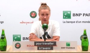 Roland-Garros - Muchová partagée entre amertume et accomplissement
