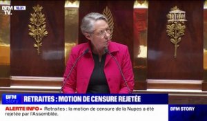 Retraites: la motion de censure de la NUPES rejetée par l'Assemblée nationale