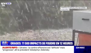 Orages: 11 500 impacts de foudre en France durant les douze dernières heures