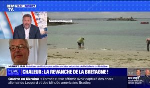 "Il y a une accélération des réservations": Hubert Jean, président de l'UMIH du Finistère, indique que la bonne météo booste le tourisme dans le région