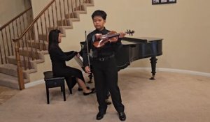 Aaron Nguyen - violin, Concert in b minor 1st movement Oskar Rieding