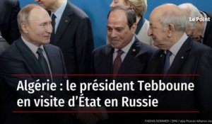 Algérie : le président Tebboune en visite d’État en Russie