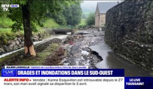 Orages à Lourdios-Ichère: "C'est complètement ravagé" confie Julien Lassalle