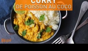 Curry de cabillaud à la crème de coco | regal.fr