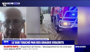 Orages dans le sud: "On est en train de réparer les dégâts", le maire de Salies-du-Salat témoigne de la situation dans sa ville