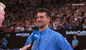 Djokovic : "15 ans après ma première finale, je n'aurais pas pu imaginer où j'en suis aujourd'hui"
