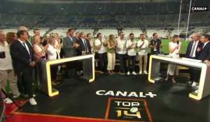 En larmes, Isabelle Ithurburu a fait ses adieux hier soir à Canal Plus pour rejoindre l'équipe des sports de TF1 et présenter "50 Mn Inside" : "Je ne vais pas très loin, et peut-être même... je reviendrai"