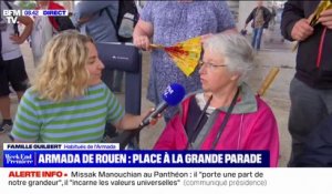 Rouen: "On suit l'Armada depuis le début", témoigne une habituée de la fête maritime