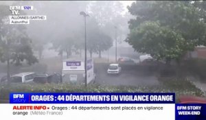 Orages: 44 départements sont désormais placés en vigilance orange