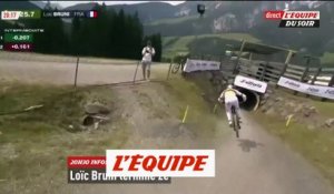 2e à Leogang, Loïc Bruni leader de la Coupe du monde de VTT descente - Cyclisme - VTT - CM (H)