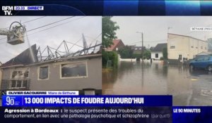 Orages: "On a pris deux mois de pluie en 45 minutes", le maire de Béthune réagit au violent orage qui a touché sa ville