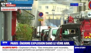 Paris: une très forte explosion et des immeubles incendiés dans le Vème arrondissement