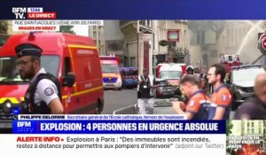Explosion dans le 5ème arrondissement de Paris: Un homme présent dans le bâtiment voisin témoigne: "Le faux plafond est tombé et des vitres ont explosé! C'était très violent!"