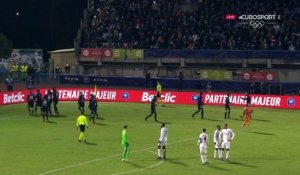 Le but de Bergerac dans les toutes dernières secondes du match pour aller aux tirs aux but ! (1-1)