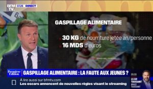 Gaspillage alimentaire - une étude révèle que les 18-24 ans jettent plus de nourriture que leurs aînés