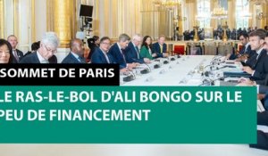 [#Reportage] Sommet de Paris : le ras-le-bol d'Ali Bongo sur le peu de financement