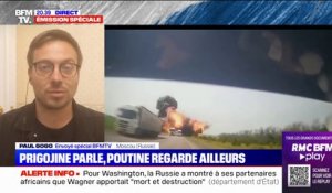 Wagner/Russie: la télévision russe diffuse les images du bombardement d'une autoroute par les forces du pays lors de la marche de Wagner vers Moscou