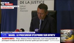 Mort de Nahel: "La troisième personne présente dans le véhicule est toujours recherchée" précise le procureur de la République de Nanterre