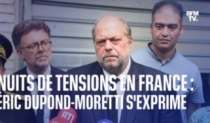 Tensions après la mort de Nahel: la prise de parole d'Éric-Dupond-Moretti