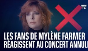 Les fans de Mylène Farmer réagissent au concert annulé en raison des émeutes