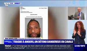 Traque à Angers: "La dernière trace de l'individu remonte à samedi soir" annonce le procureur de la République d'Angers