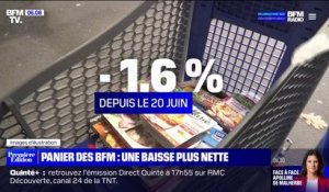 Panier des BFM: depuis le 20 juin, les prix ont baissé de 1,6% en moyenne