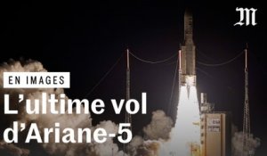 Ariane 5 : les images du dernier vol de la fusée française