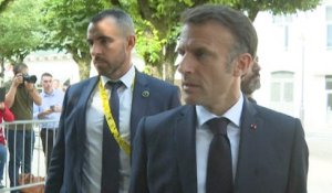 Émeutes : pour Macron, « la première réponse, c'est l'ordre, le calme et la concorde »