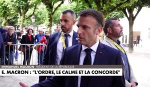 Emeutes en France : «La première réponse c’est l’ordre, le calme et la concorde», affirme Emmanuel Macron