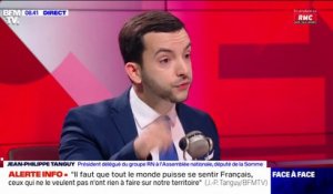 Jean-Philippe Tanguy (RN): "Il faut que tout le monde puisse se sentir Français, ceux qui ne le veulent pas n'ont rien à faire sur notre territoire"