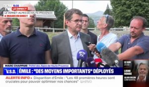 Disparition d'Emile: "Les 48 heures sont cruciales" pour pouvoir le retrouver, affirme le préfet Marc Chappuis