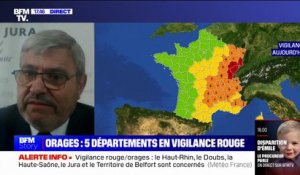 Vigilance rouge "orages": "Nous avons activé le centre opérationnel départemental", affirme Serge Castel, préfet du Jura