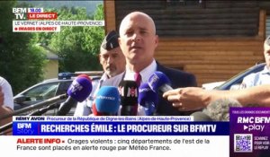 Disparition d'Émile: "À l'heure où je vous parle, le petit Émile n'a pas été retrouvé", indique le procureur de la République de Digne-les-Bains