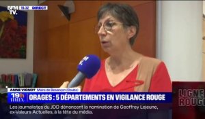Vigilance rouge: Besançon se prépare à de violents orages