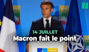 Interview, émeutes... Emmanuel Macron fait le point avant le 14 juillet